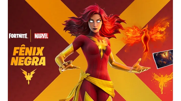 Fortnite recebe conjunto de skin da Fênix Negra da Marvel