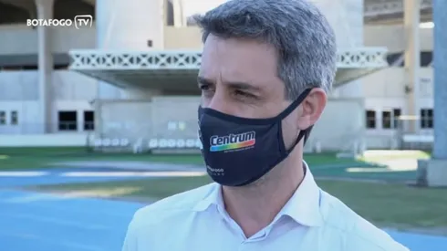 Foto: Reprodução Botafogo TV/Youtube | Eduardo Freeland faz jogo duro por renovação de '9'