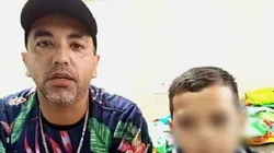 Moisés e o filho B.N (Foto: Reprodução/Youtube)
