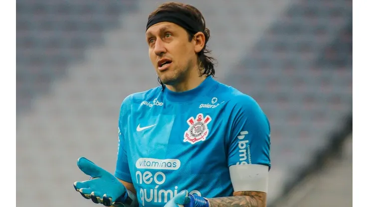 Foto: Gabriel Machado/AGIF - Cássio foi protagonista negativo no primeiro gol do Galo Mineiro