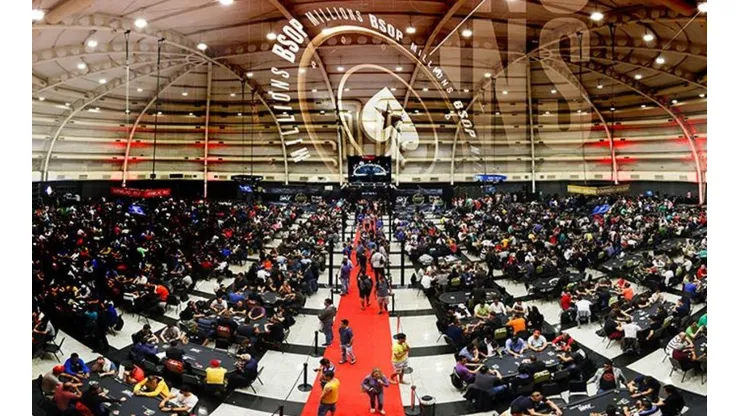 Salão lotado do BSOP em eventos anteriores (Foto: Divulgação BSOP)
