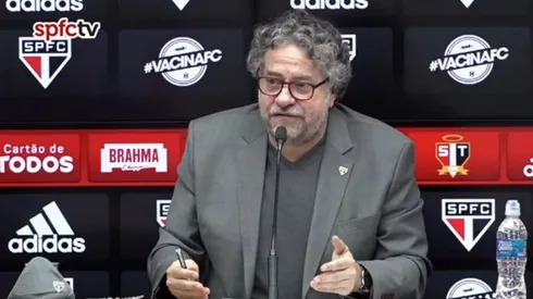 Foto: Reprodução SPFC TV/YouTube | Casares pressiona por classificação à Libertadores 2022