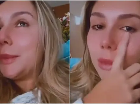 Carol Portaluppi, filha de Renato Gaúcho, chora ao revelar ataques de torcedores do Flamengo na web: "Às vezes parece que não vou aguentar"