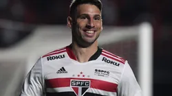 Foto: Rubens Chiri / saopaulofc.net / Divulgação - Calleri: volta ao time titular do São Paulo contra o Fortaleza
