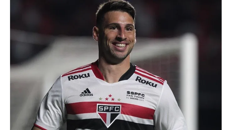 Foto: Rubens Chiri / saopaulofc.net / Divulgação - Calleri: volta ao time titular do São Paulo contra o Fortaleza