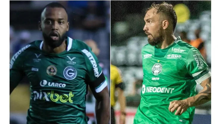 Goiás e Coritiba se enfrentam nesta quarta-feira (Foto: Joao Vitor Rezende Borba e Robson Mafra/AGIF)