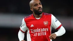 Alexandre Lacazette, atacante do Arsenal, está na mira de clubes ingleses
