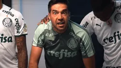 Foto: Reprodução/TV Palmeiras - Abel contagia elenco do Palmeiras na conversa poucos minutos antes de clássico