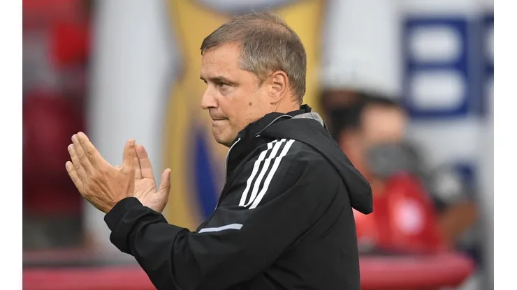 Foto: Ricardo Duarte/Inter/Divulgação - Aguirre: satisfeito com a atuação do Colorado no Gre-Nal