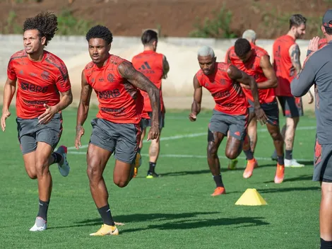 Viu essa? Treino do Fla em Chapecó é marcado por treta com direito a ‘pipoco’ pro alto; veja +