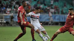 São Paulo não embala e perde para o Bahia por 1 x 0 para o Campeonato Brasileiro. (Foto: Jhony Pinho/AGIF)