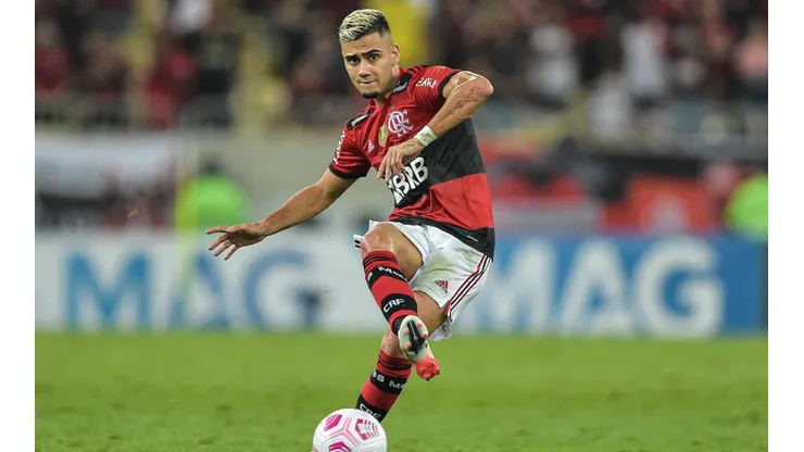 RJ - Rio de Janeiro - 27/10/2021 - COPA DO BRASIL 2021, FLAMENGO X ATHLETICO-PR - Andreas jogador do Flamengo durante partida contra o Athletico-PR no estadio Maracana pelo campeonato Copa do Brasil 2021. Foto: Thiago Ribeiro/AGIF