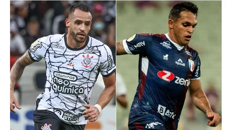 Corinthians x Fortaleza: como assistir AO VIVO esse duelo do Campeonato Brasileiro. (Foto: Marcello Zambrana/Pedro Chaves/AGIF)