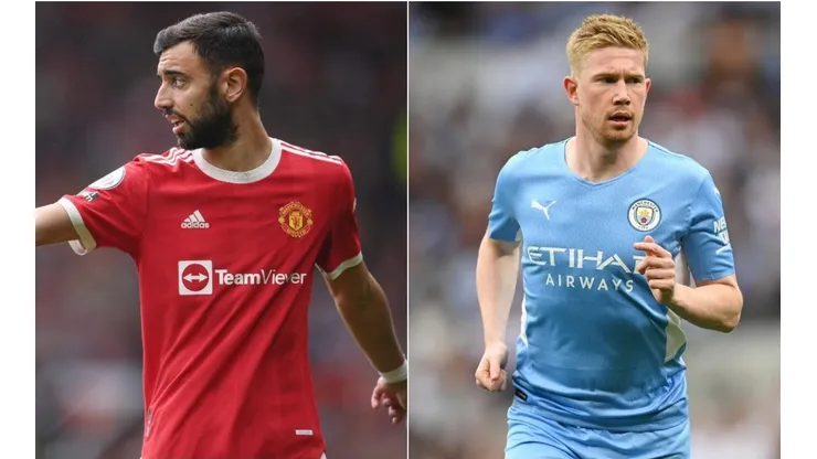 Manchester United e Manchester City se enfrentam neste sábado (Foto: Getty Images)
