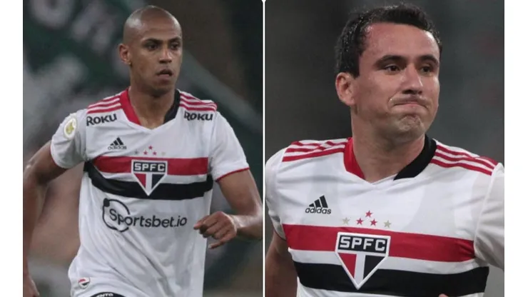 Fotos: Rubens Chiri / saopaulofc.net / Divulgação - Bruno Alves e Pablo: futuros indefinidos no Tricolor