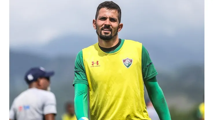 FOTO: LUCAS MERÇON / FLUMINENSE F.C. / DIVULGAÇÃO - Marcos Felipe: de volta aos treinos do Fluminense