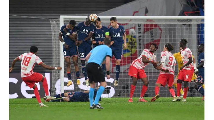PSG empata com o RB Leipzig na Champions League e segue em segundo no Grupo A. (Foto: Getty Images)