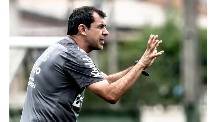 Foto: Ivan Storti/Santos FC - Carille assinou contrato até dezembro de 2022