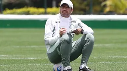 Foto: César Greco - Sociedade Esportiva Palmeiras - O técnico Abel Ferreira, durante treinamento, na Academia de Futebol