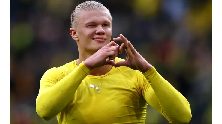 Foto: Dean Mouhtaropoulos/Getty Images | Erling Haaland tem possíveis destinos expostos por empresário de Toni Kross