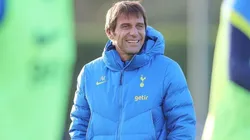 Antonio Conte já comanda treino com o Tottenham (Twitter/Reprodução)