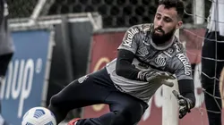 Foto: Ivan Storti/Santos FC - Goleiro Jandrei é um dos atletas que agradam a Carille para continuar no Peixe em 2022