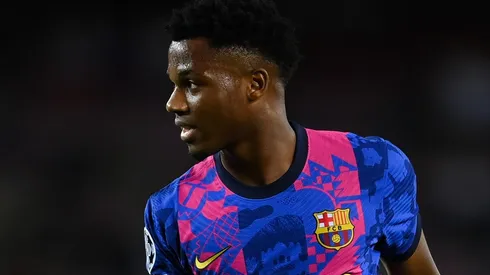 Ansu Fati fez o gol da vitória do Barcelona (Foto: Getty Images)