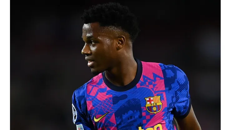 Ansu Fati fez o gol da vitória do Barcelona (Foto: Getty Images)