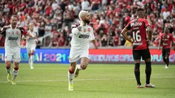 Gabigol volta a marcar com a camisa do Flamengo e chega a 99 gols pela equipe (Foto: Alexandre Vidal/Flamengo)