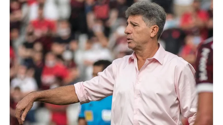 Renato diz que Flamengo voltou com a mesma postura mesmo com segundo tempo sem efetividade (Foto: Robson Mafra/AGIF)