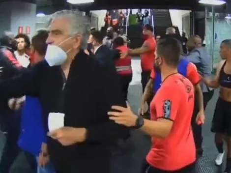 Treta total! Petraglia rouba a cena no vestiário e deixa Gabigol em "saia justa" em confusão