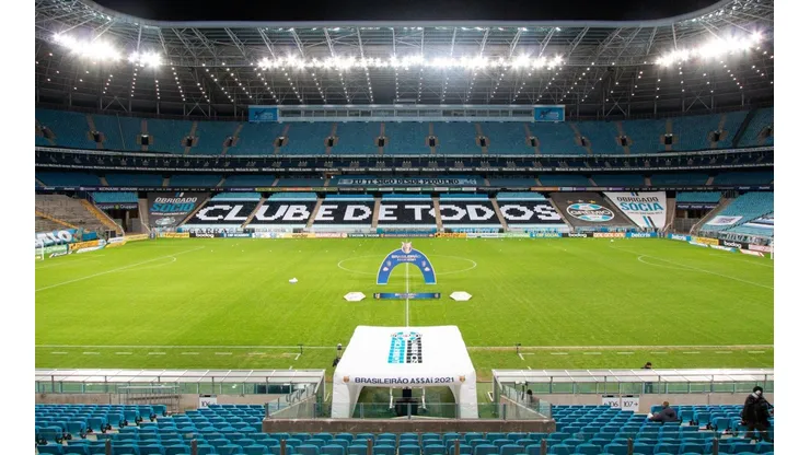 RS - Porto Alegre - 27/06/2021 - BRASILEIRO A 2021, GREMIO X FORTALEZA - Vista geral do estadio Arena do Gremio para partida entre Gremio e Fortaleza pelo campeonato Brasileiro A 2021. Foto: Maxi Franzoi/AGIF