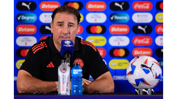 Nestor Lorenzo, treinador da Colômbia em entrevisa pela Copa América. (Foto de Buda Mendes/Getty Images)