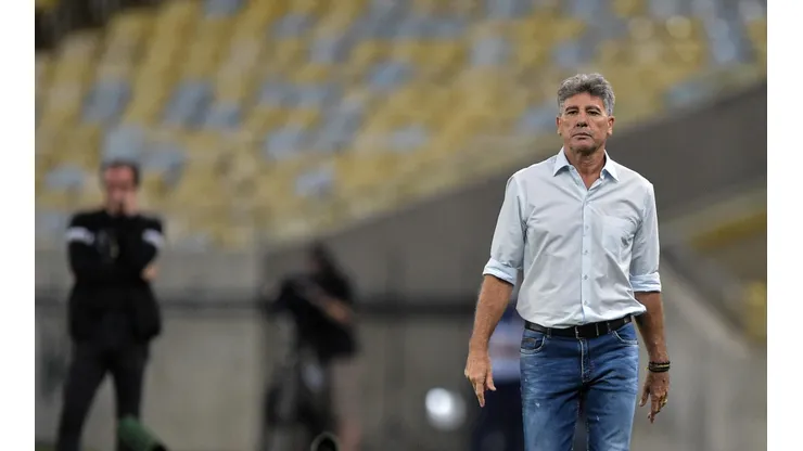 Renato elogiou postura da equipe contra o Atlético-MG (Foto: Thiago Ribeiro/AGIF)