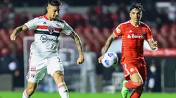 O São Paulo venceu o Internacional por 1 a 0 (Foto: Marcello Zambrana/AGIF)