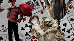 Já imaginou jogar poker contra os astros dos filmes de terror: (Foto: Montagem)