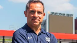 Sergi Barjuan é o técnico interino do Barcelona (Twitter/Reprodução)