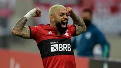 Gabigol ultrapassou Zico e se tornou o maior artilheiro rubro-negro da Libertadores | Crédito: Thiago Ribeiro/AGIF