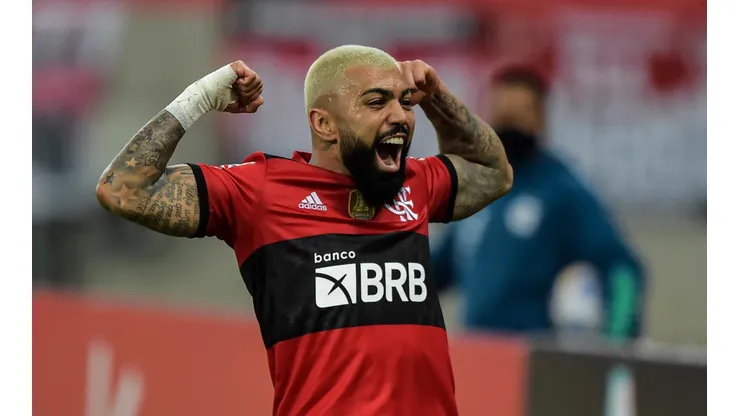 Gabigol ultrapassou Zico e se tornou o maior artilheiro rubro-negro da Libertadores | Crédito: Thiago Ribeiro/AGIF