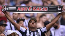Torcida do Galo nas arquibancadas do Mineirão (Foto: Getty Images)