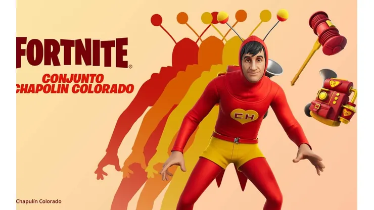 Fortnite e Chapolin Colorado anunciam parceria com skins especiais