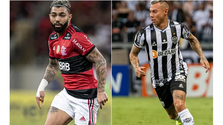 Flamengo x Atlético-MG: como assistir AO VIVO essa partida do Brasileirão. (Foto: Jorge Rodrigues/ Alessandra Torres/AGIF)