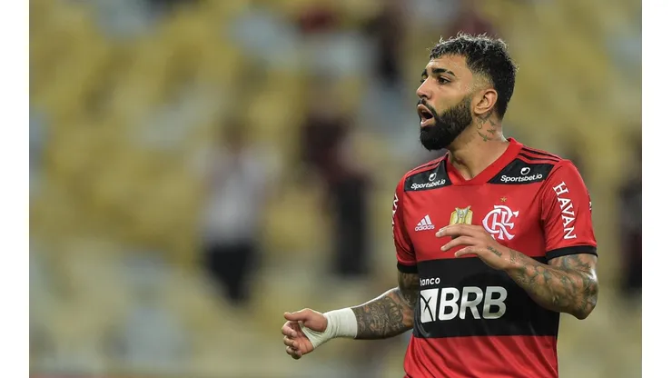 Gabriel amplia jejum de gols com camisa do Flamengo | Crédito: Thiago Ribeiro/AGIF