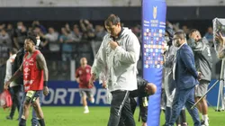 Carille comemora vitória e fala em começo de mudança: "Esperamos que essa mudança possa ter começado hoje com a vitória". (Foto: Fernanda Luz/AGIF)