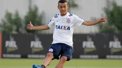 Luidy em treino do Corinthians (Foto: Daniel Vorley/AGIF)