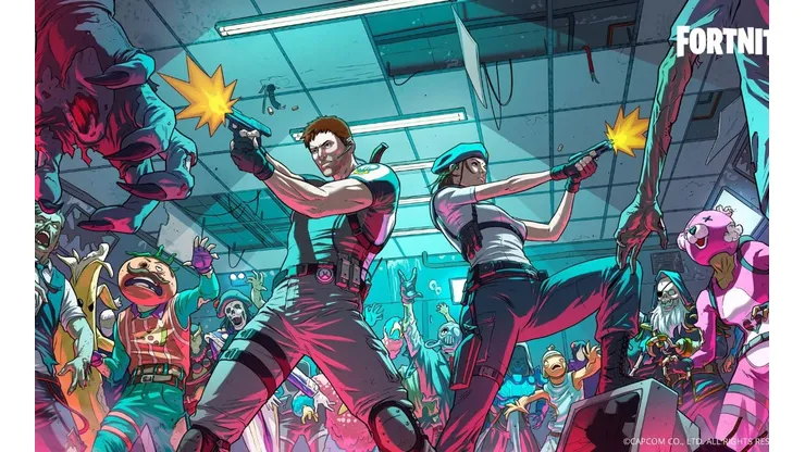 Jill e Chris do Resident Evil chegam em Fortnite