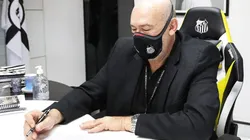 Andrés Rueda visitou o CT Rei Pelé para entender a má fase do clube (Twitter/Reprodução)