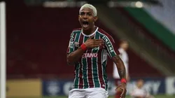 John Kennedy revela emoção após estreia em Fla-Flu como profissional com dois gols (Foto: Reprodução/Twitter Fluminense)