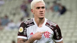 Pedro poderá retornar a tempo de disputar a final da Libertadores | Crédito: Kely Pereira/AGIF
