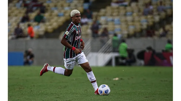John Kennedy estreou em Fla-Flu com dois gols (FOTO: LUCAS MERÇON / FLUMINENSE F.C)